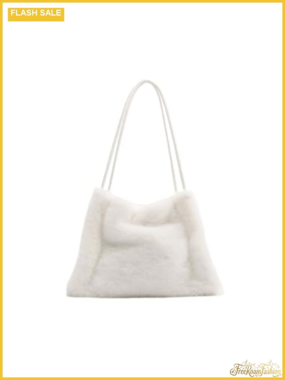Faux Fur Tote Bag Furry Shoulder Purse Plush Handbag Hobo